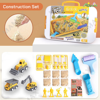 Non-Toxic Themed Kinetic Dynamic Play Sand Bundle Set