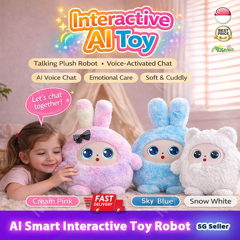 AI Talking Interactive Plush Toy Robot for Kids★Smart Voice Chat Learning Toy✅Emotional Companion✅