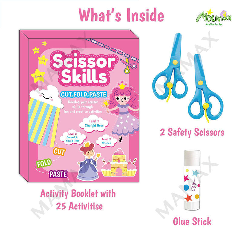 Scissor Skills Activity Book Set for Kids★
