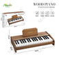 MAMAX【SG Ready Stock】Premium 37 Keys Wooden Electronic Piano for Kids★
