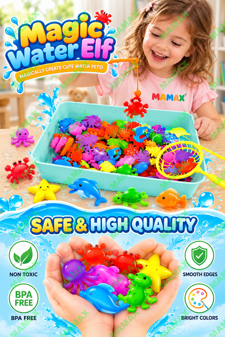 35PCS STEM Magic Water Elf Fishing Set