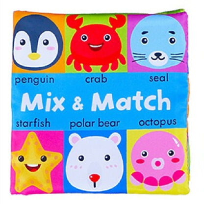 Mix&Match Activity Baby Cloth Plush Book