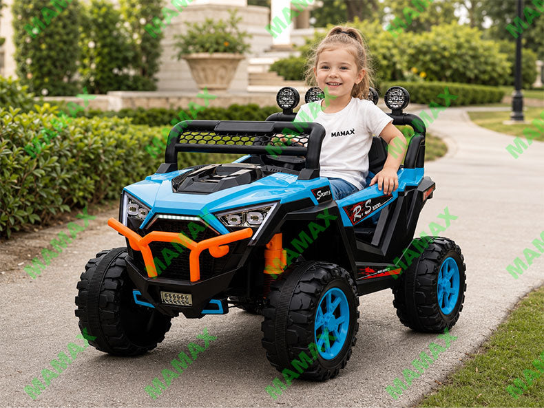 MAMAX🔥NEW🔥Super Large 24V Kids Electric Ride On Car 2 Seater Off-Road Adventure UTV with Remote Control★