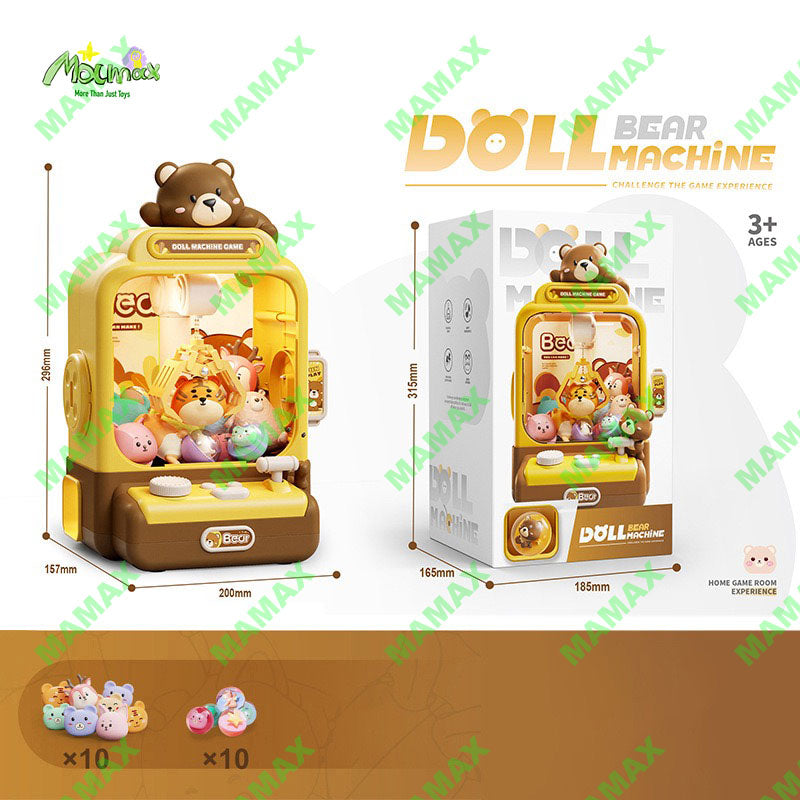 Kids Animal Claw Machine Toy★Battery Operated Mini Arcade Grabber with Sound Effects