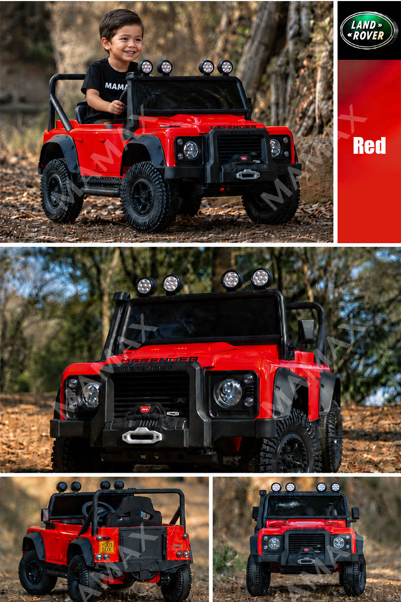 MAMAX🔥NEW🔥Officially Licensed Land Rover Defender Kids Ride On Car★