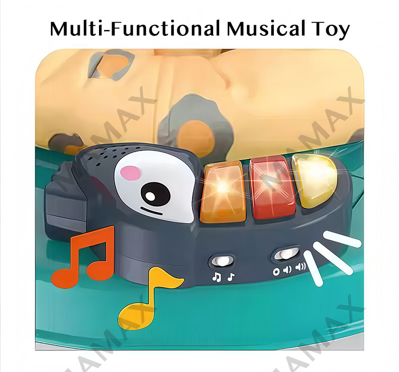 Premium Baby Gym Adjustable Activity Jumper With Multi-Functional Musical Toy