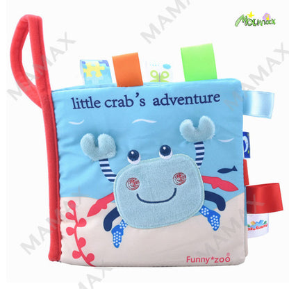 Funny Zoo Baby Cloth Animal Tag Book