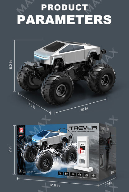 Tesla CyberTruck Remote Control Amphibious Off-Road Vehicle With Type C Direct Charging&Charging Pile★360° Rotation
