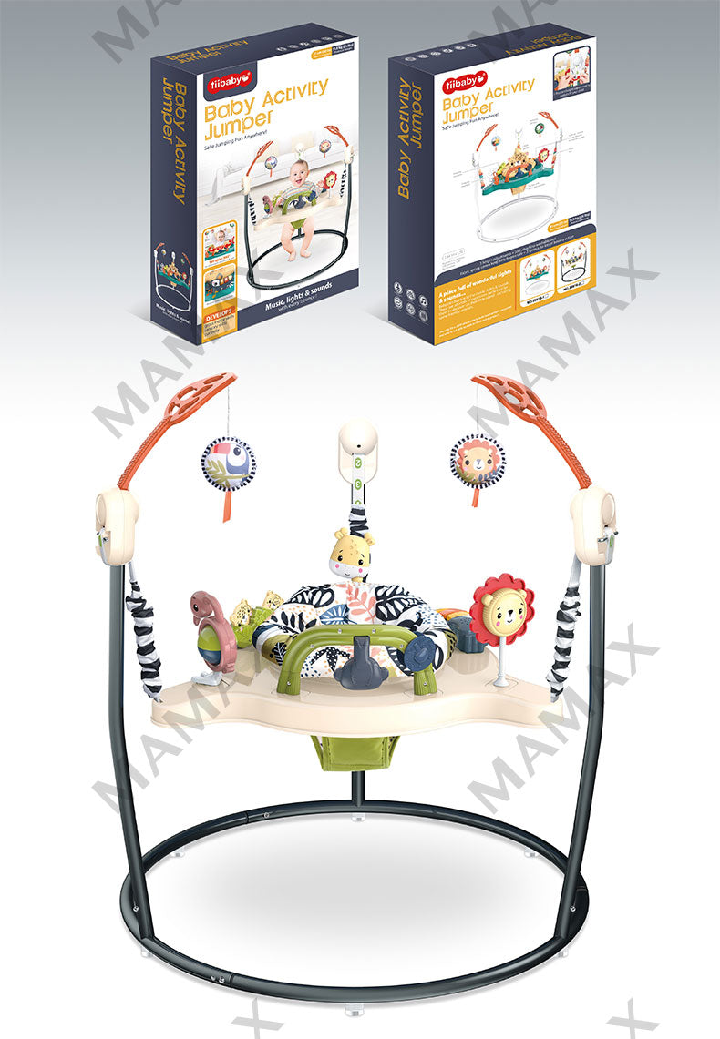 Premium Baby Gym Adjustable Activity Jumper With Multi-Functional Musical Toy