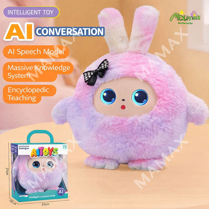 AI Talking Interactive Plush Toy Robot for Kids★Smart Voice Chat Learning Toy✅Emotional Companion✅