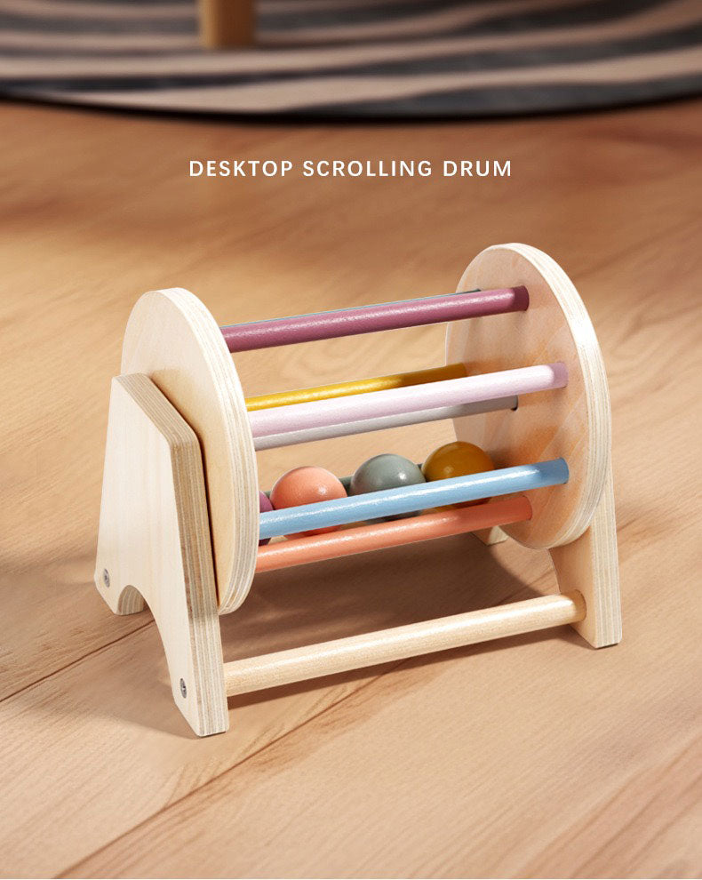 Desktop Scrolling Drum Montessori Educational Toy