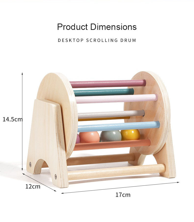 Desktop Scrolling Drum Montessori Educational Toy