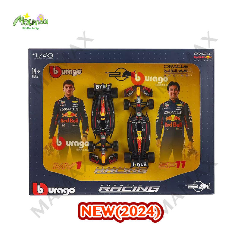 2in1 1:43 Premium Collector's Edition F1 Car Model Series 2023 Toy Gift Set★NEW Packaging★