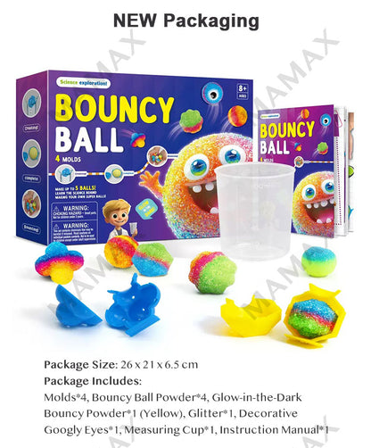 DIY Bouncy Ball Science Kit for Kids★STEM Toy Experiment Set