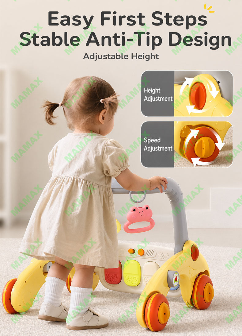 7-in-1 Multi-Functional Musical Piano Activity Gym With Walker★