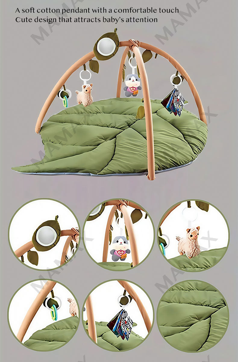 Large Size Multipurpose Baby Activity Play Gym Mat With Detachable Toys