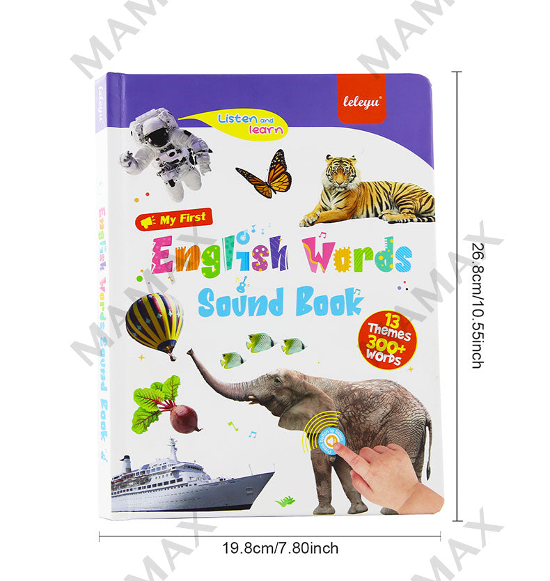 Toddler Audio English Words Sound Book★Touch & Learn