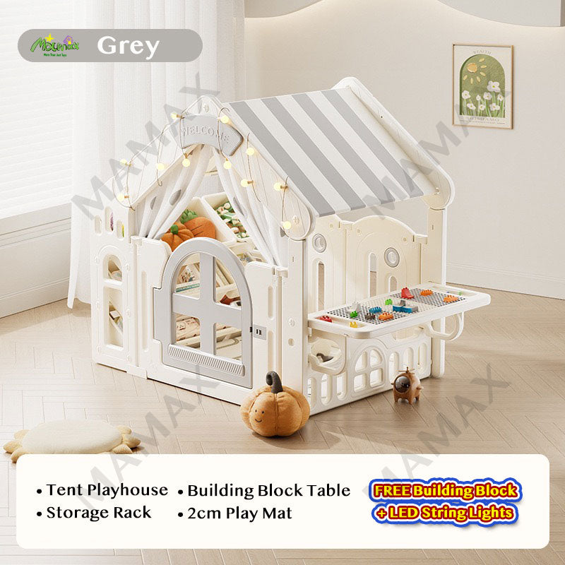 Premium Multi-Functional Kids House Tent Set With Play Mat★