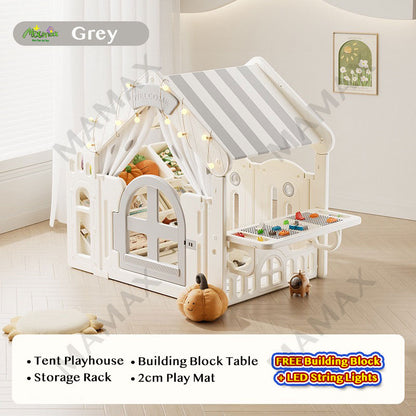 Premium Multi-Functional Kids House Tent Set With Play Mat★
