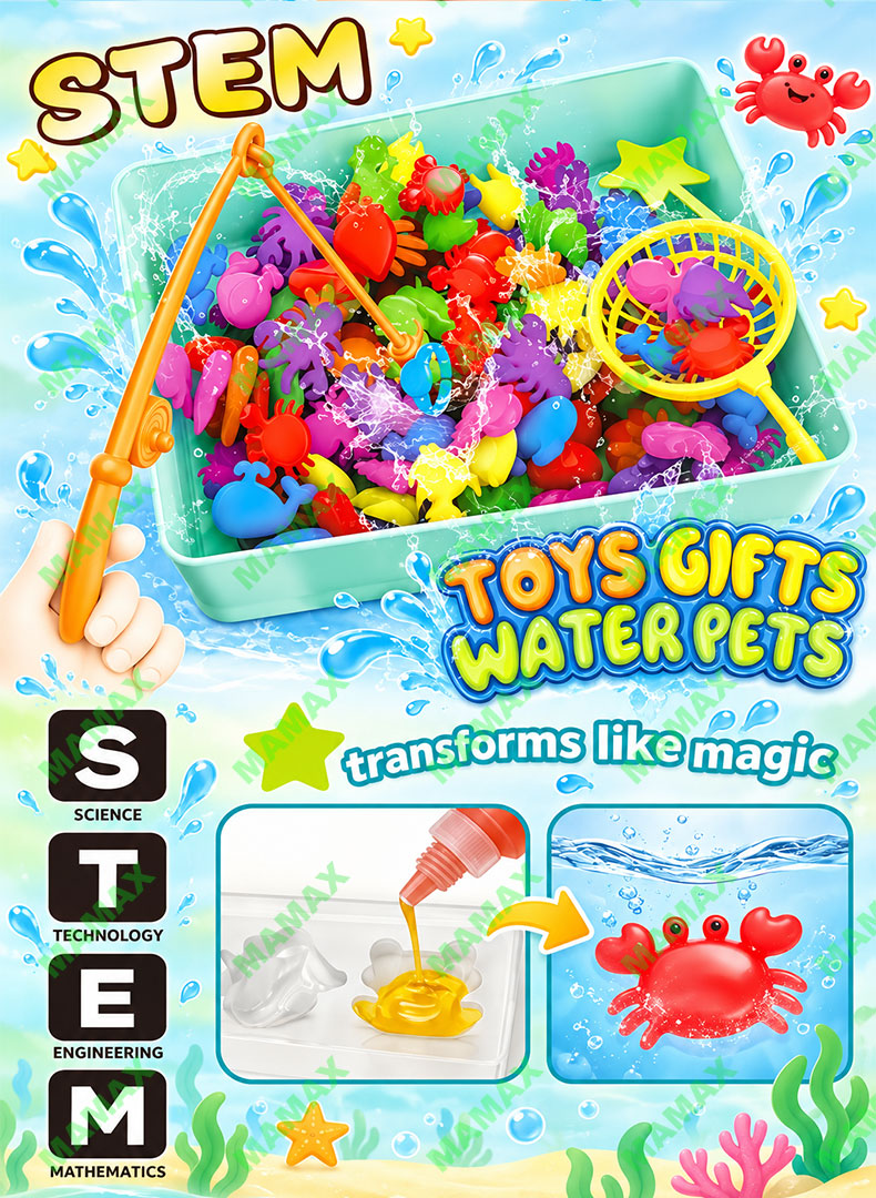 35PCS STEM Magic Water Elf Fishing Set