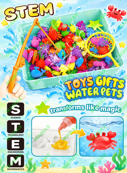 35PCS STEM Magic Water Elf Fishing Set