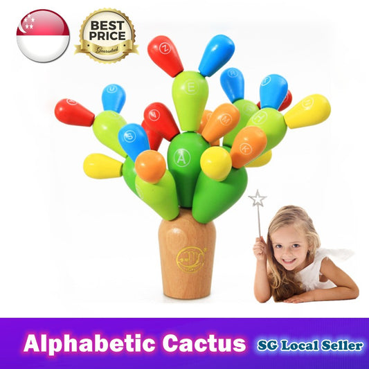 Alphabetic Balancing Stacking Cactus