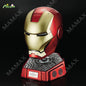 1:1 Scale Wearable Iron Man Helmet Bluetooth Speaker★Voice/Remote/Touch Control✅LED Eye Lights✅