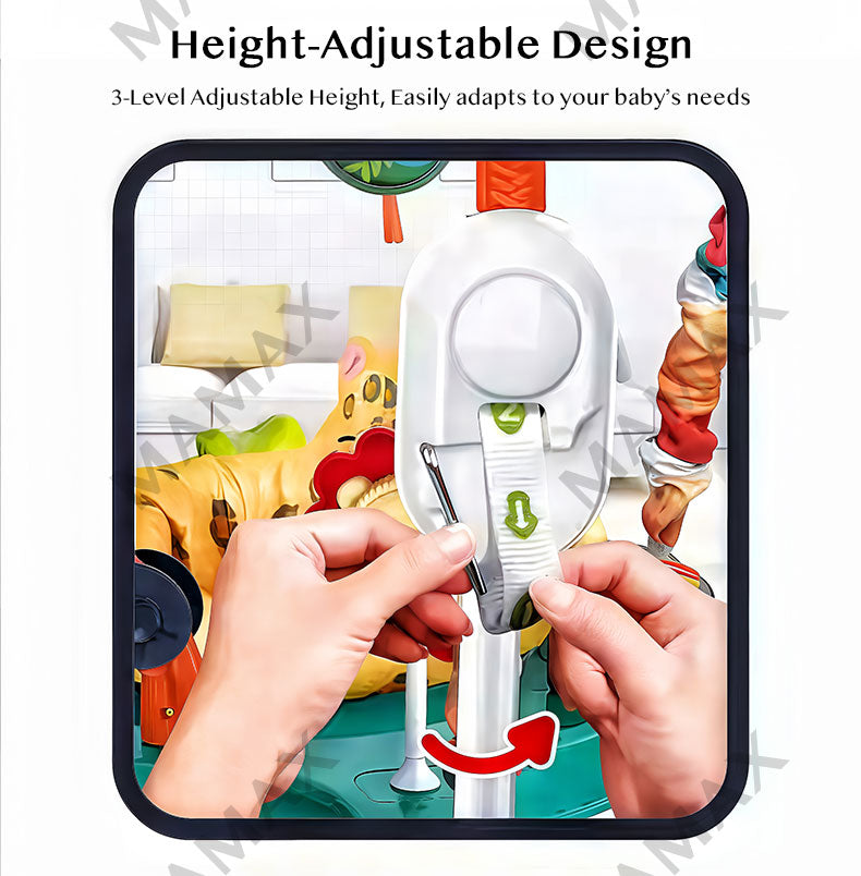 Premium Baby Gym Adjustable Activity Jumper With Multi-Functional Musical Toy