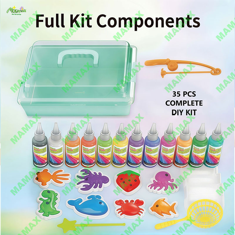 35PCS STEM Magic Water Elf Fishing Set