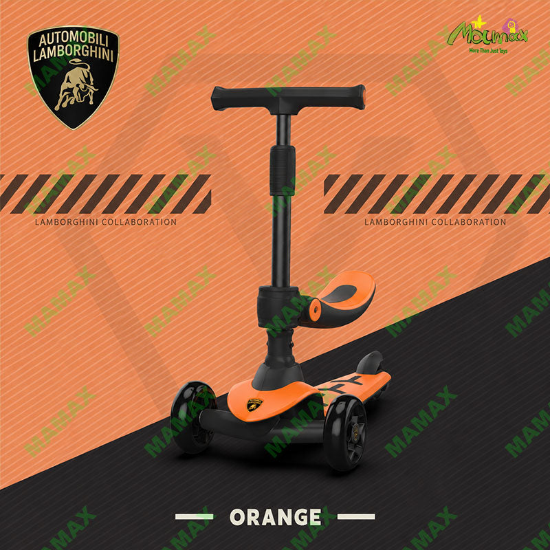 Officially Licensed Lamborghini Kids Scooter with Removable Seat★3-Wheel✅
