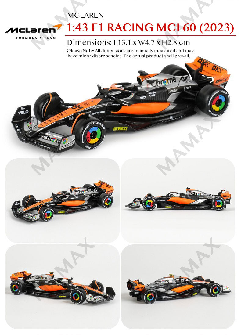 2in1 1:43 Premium Collector's Edition F1 Car Model Series 2023 Toy Gift Set★NEW Packaging★
