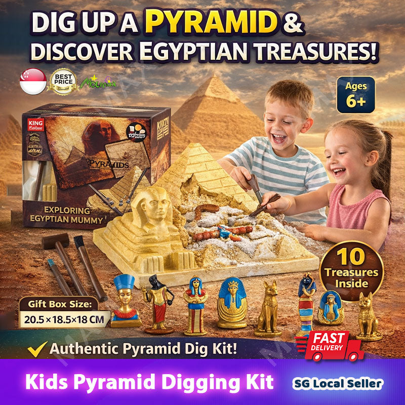 Egypt Pyramid Archaeology Dig Kit for Kids★STEM Educational Toy✅