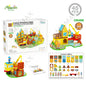 Large Magnetic Building Tiles Set for Kids 3+