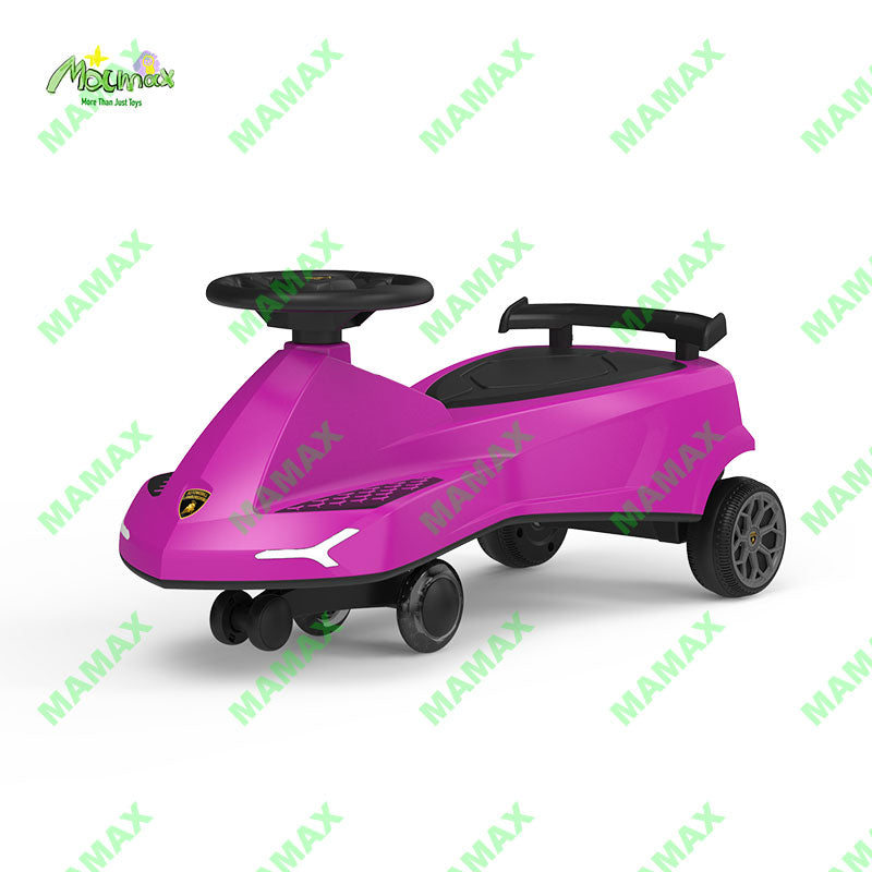 Lamborghini Official Licensed Kids Swing Car★360° Wiggle Ride-On✅