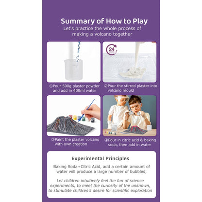 Volcano Eruption Experimental Kit