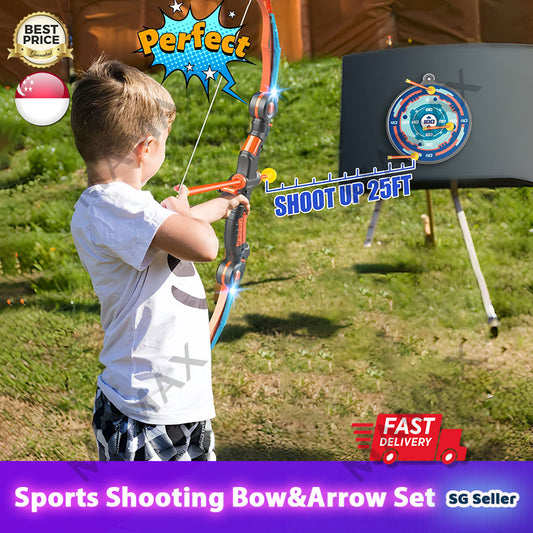 Kids Bow&Arrow Shooting Sports Game Toy Archery Set