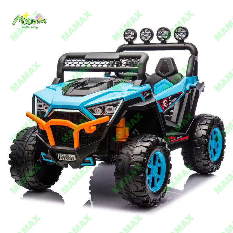 MAMAX🔥NEW🔥Super Large 24V Kids Electric Ride On Car 2 Seater Off-Road Adventure UTV with Remote Control★