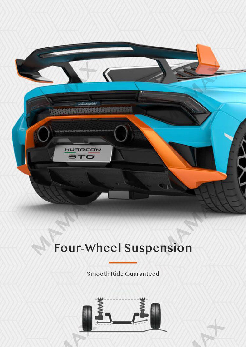Rechargeable Large Official Licensed 1:14 Lamborghini Huracán STO Remote Control Car★APP➕Remote Controller