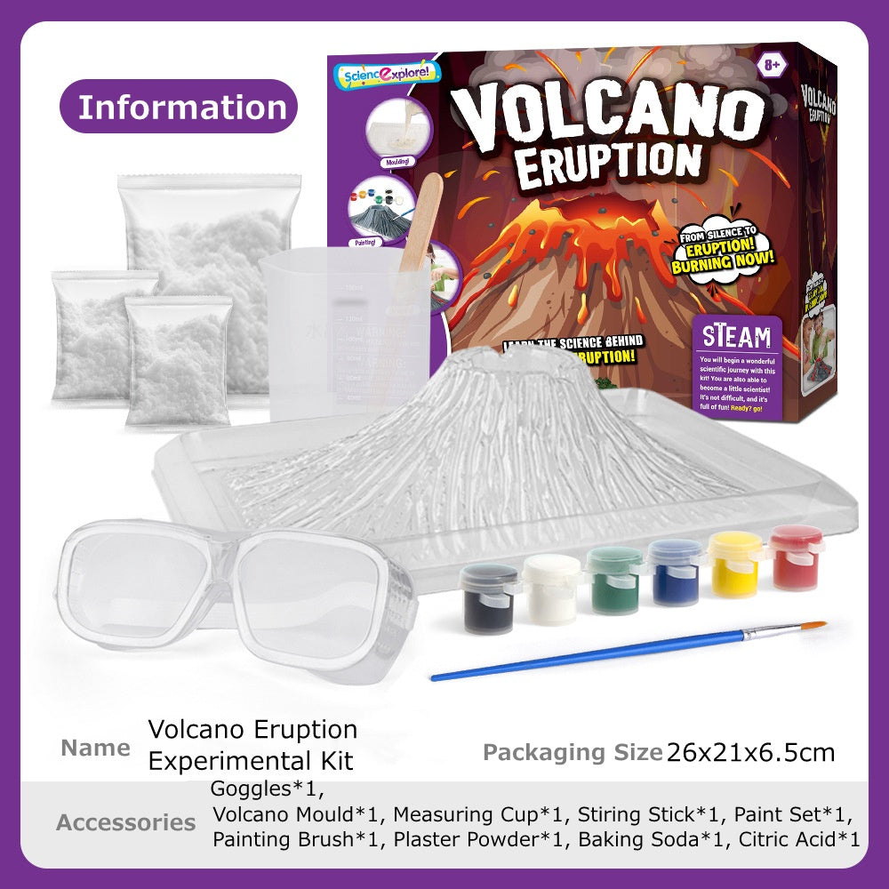 Volcano Eruption Experimental Kit