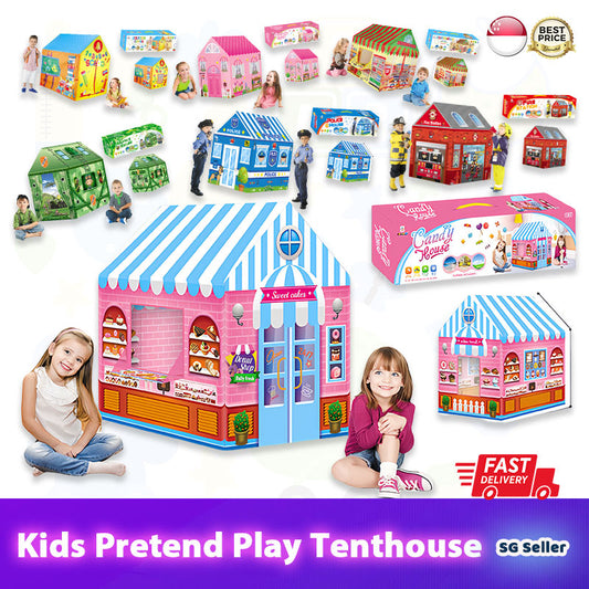 🔥NEW🔥Kids Themed Pretend Large Play Tent House