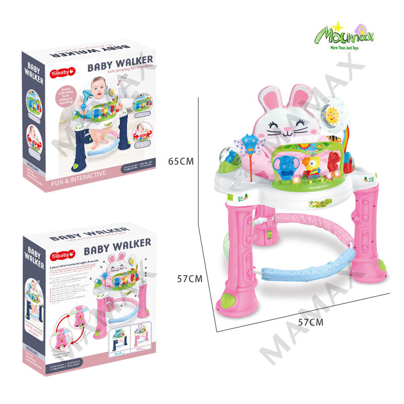 Multi-Functional Animal Baby Walker With Jumping➕360° Spinning Activated Music & Lights★