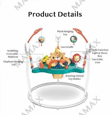 Premium Baby Gym Adjustable Activity Jumper With Multi-Functional Musical Toy