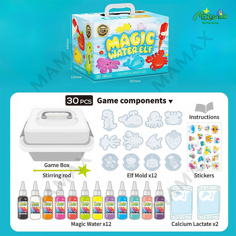 Magic Water Elf 30PCS DIY Set★Cute Sea Animal Magic Gel Toys