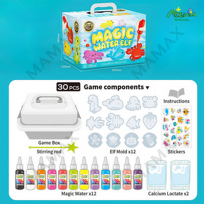 Magic Water Elf 30PCS DIY Set★Cute Sea Animal Magic Gel Toys
