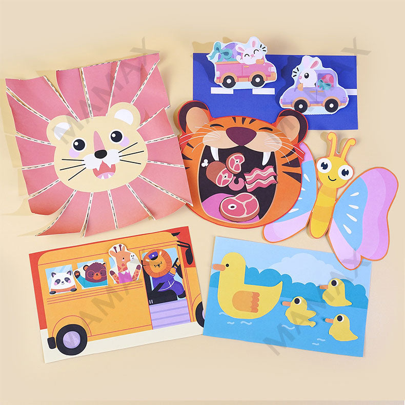 Scissor Skills Activity Book Set for Kids★