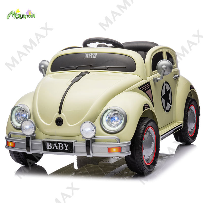 Super Cute Kids Beetles Electric Ride-On Car with Remote Control