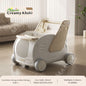 5-in-1 Multi-Purpose Baby Storage Walker/Push Cart With Pulling Rope&Adjustable Handle Bar