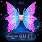 Kids Wearable Electric Fairy Wings With Lights & Music★Butterfly Flapping Wings