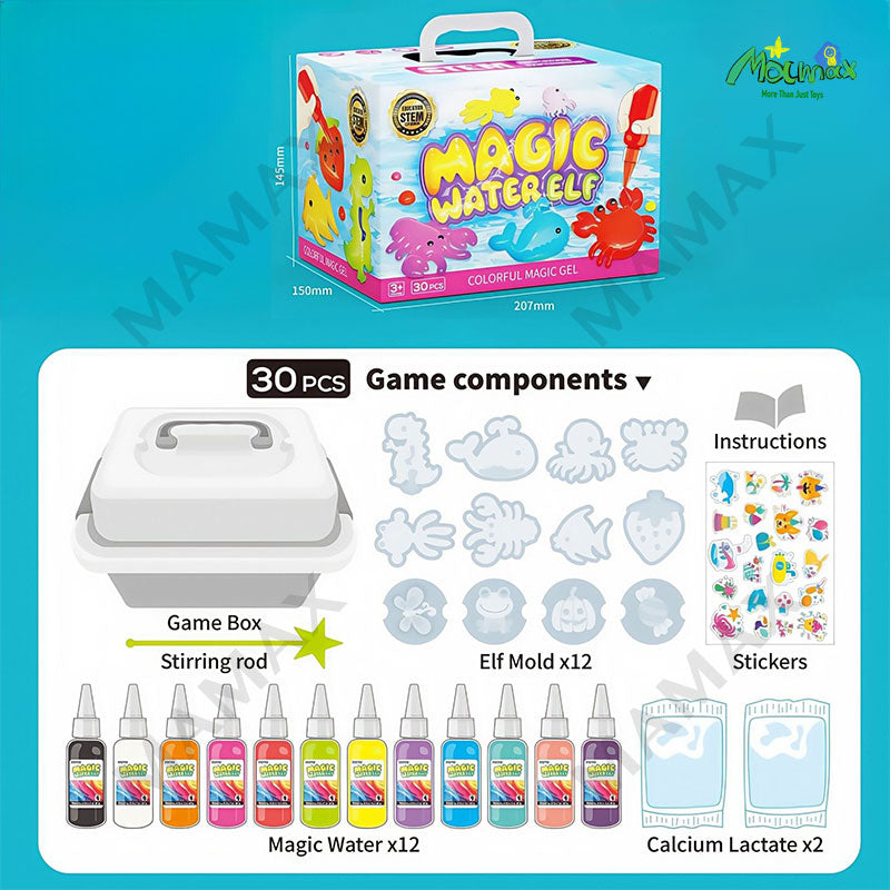 Magic Water Elf 30PCS DIY Set★Cute Sea Animal Magic Gel Toys