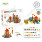 Large Magnetic Building Tiles Set for Kids 3+